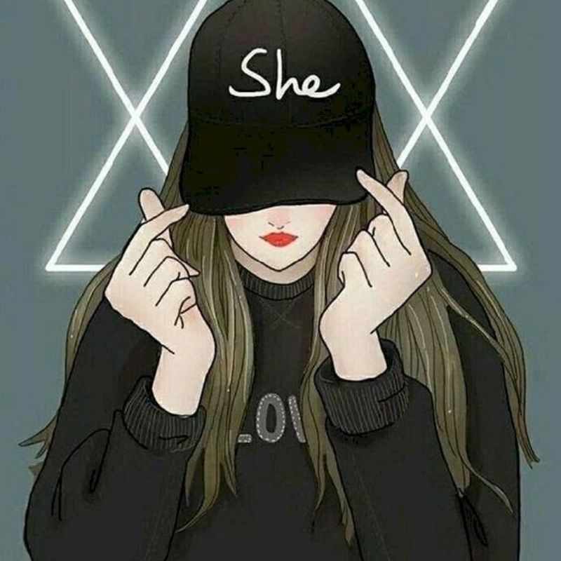 100+ Ảnh che mặt con gái avatar cute, cực xinh, cực đáng yêu 24 Ảnh avatar cô gái đội mũ che mặt thả tym