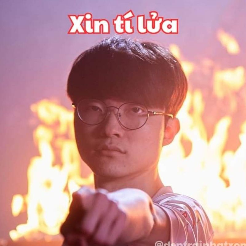 99+ ảnh Faker meme GOAT LMHT hài hước khiến fan cười xỉu 17 faker meme xin tí lửa