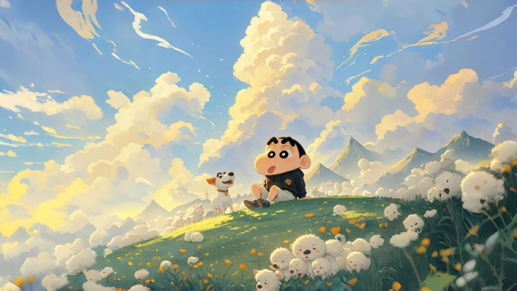 hình nền chill 4K máy tính cu Shin