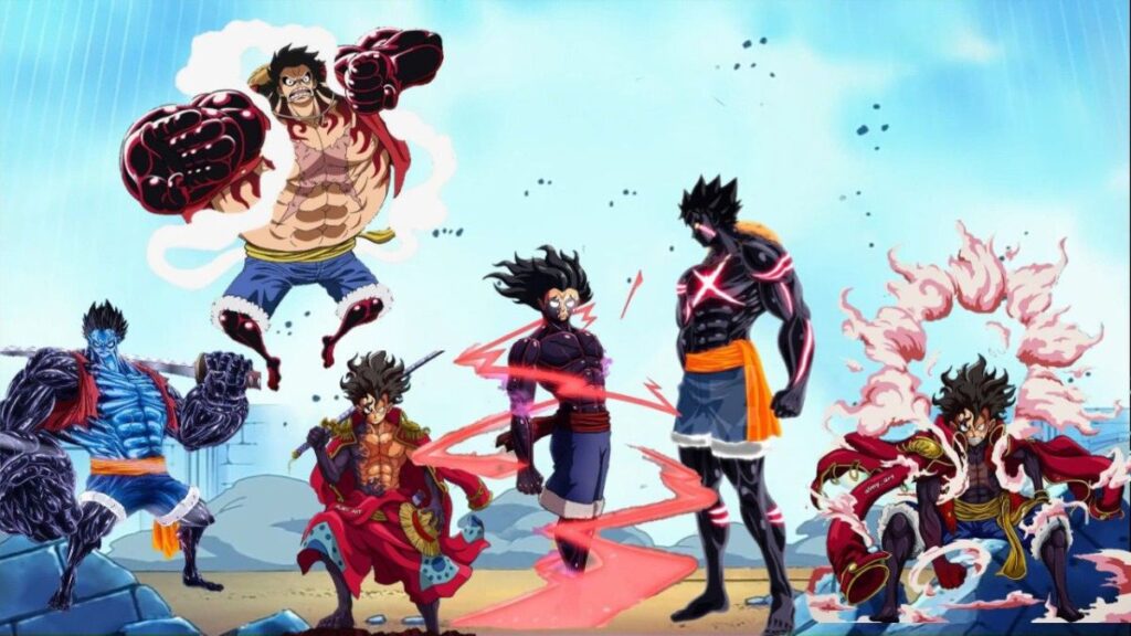 hình nền đồng đội và luffy
