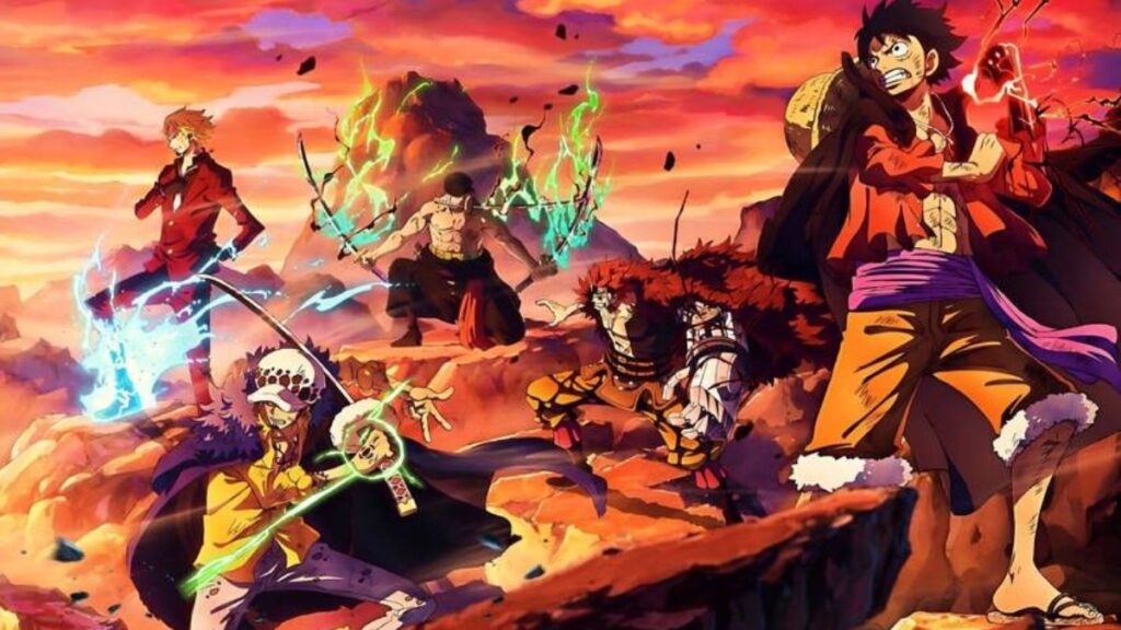 hình nền đồng đội và luffy siêu ngầu