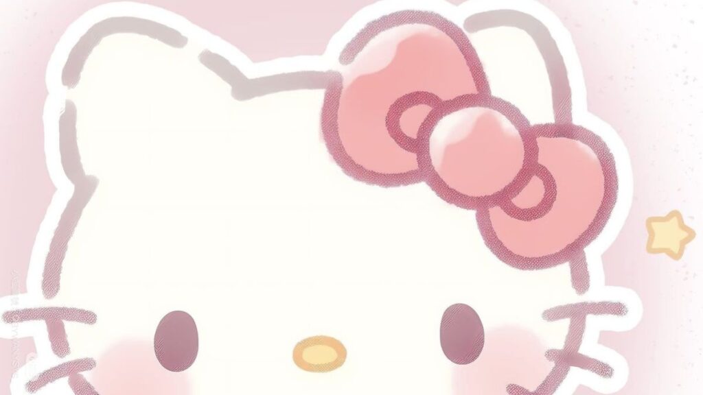 hình nền máy tính hello kitty