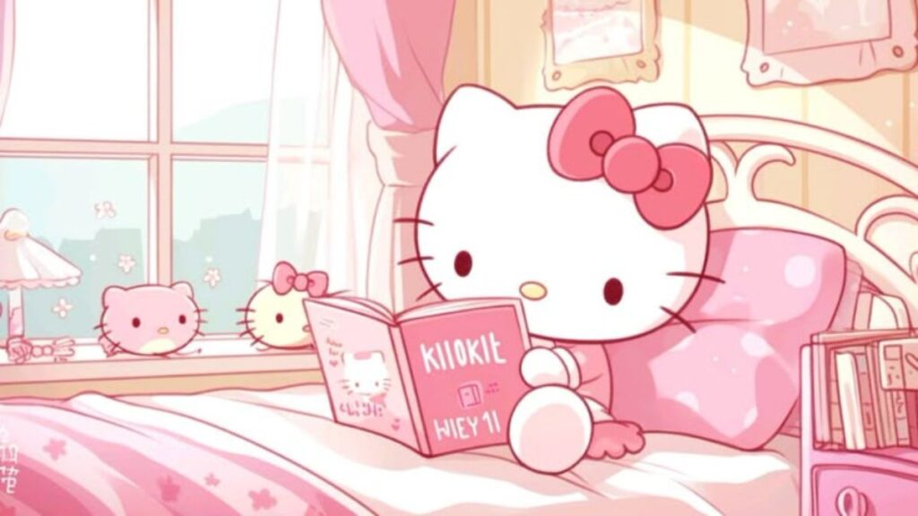 hình nền máy tính kitty cute