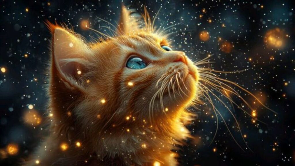 Hình nền mèo 3D lung linh