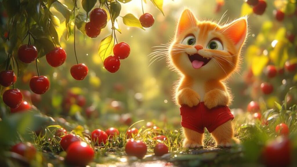 Hình nền mèo 3D đáng yêu