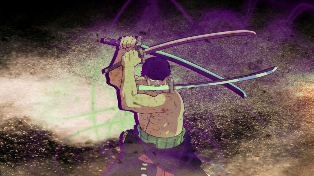 hình nền Zoro One Piece chiến đấu