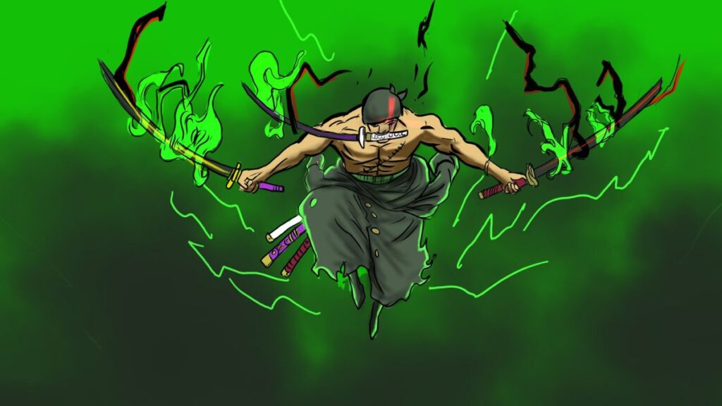 hình nền One Piece Zoro chiến đấu