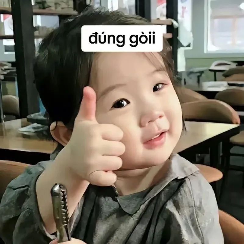 100+ Meme like hài hước, bựa, dễ thương hot trend nhất 13 Meme em bé like đúng gòi