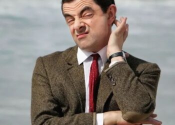 Ảnh meme nghi ngờ Mr.Bean hài hước