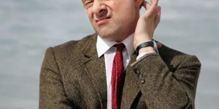 Ảnh meme nghi ngờ Mr.Bean hài hước