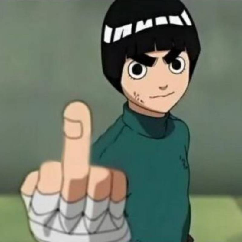 99+ meme ngón giữa chất lừ, dùng comment là “thấm” liền 23 nhân vật Naruto dơ ngón giữa meme