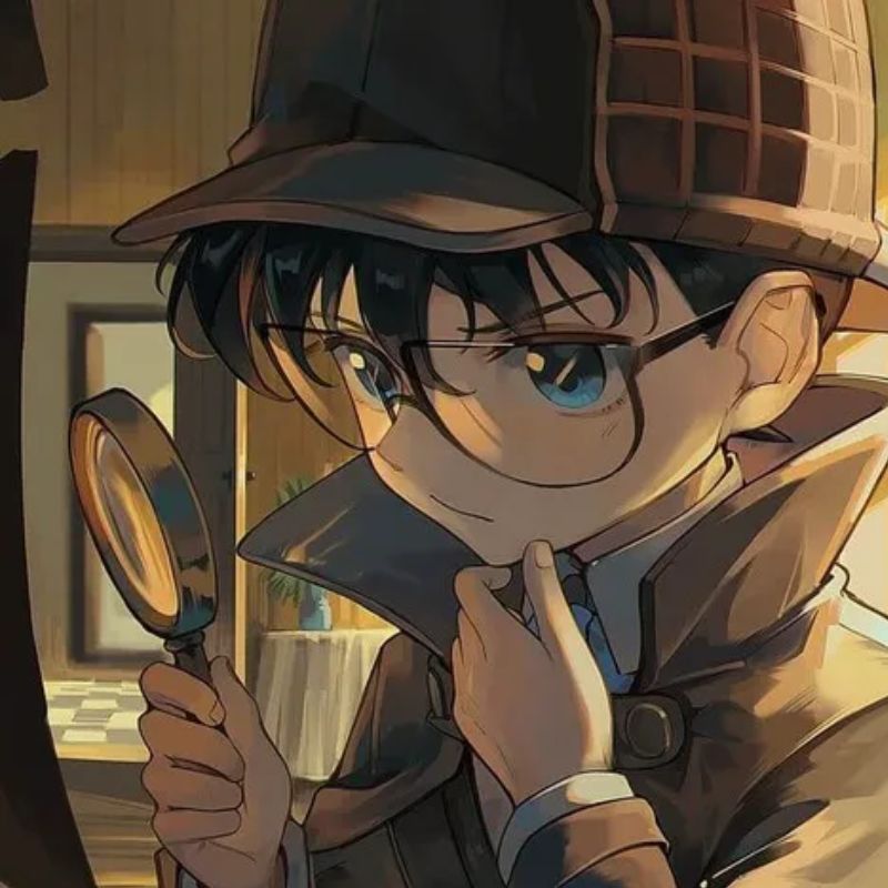 Conan trầm tư phá án