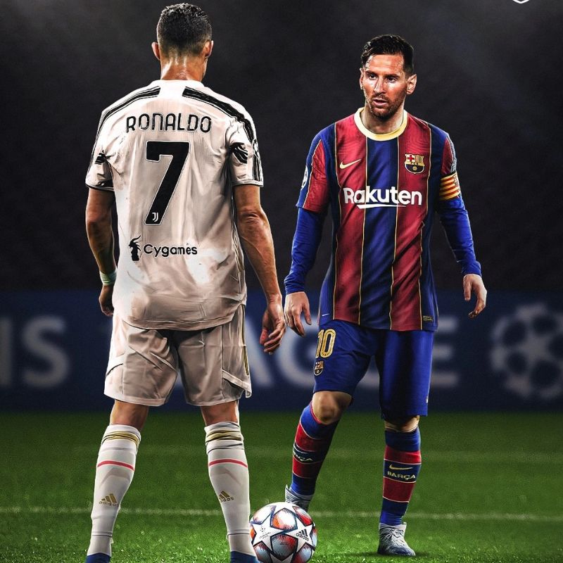 BST 99+ ảnh Messi chất lượng cao, full HD cho fan hâm mộ 25 Hình Messi và Ronaldo trên sân bóng