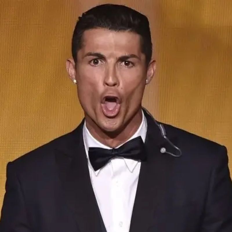 Bộ sưu tập ảnh Ronaldo ngầu, 4k cực nét và hài hước nhất 19 Hình Ronaldo há hốc hài hước