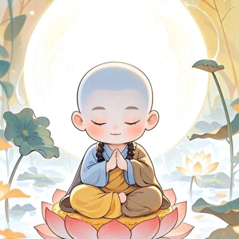 100+ Avatar chú tiểu an nhiên, đáng yêu, được yêu thích hiện nay 18 Avatar hình chú tiểu ngồi thiền trên đài sen đầy nghệ thuật