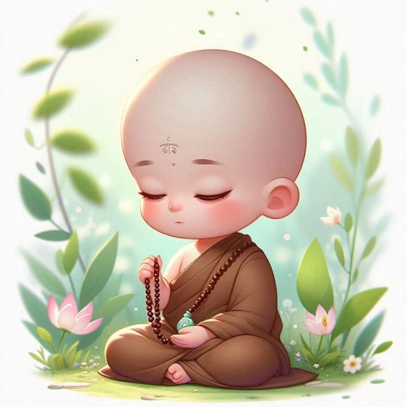 100+ Avatar chú tiểu an nhiên, đáng yêu, được yêu thích hiện nay 5 Avatar chú tiểu ngồi thiên thật an yên