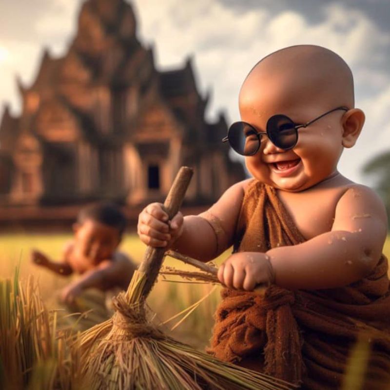 100+ Avatar chú tiểu an nhiên, đáng yêu, được yêu thích hiện nay 8 Avatar hình chú tiểu nghịch ngợm đáng yêu