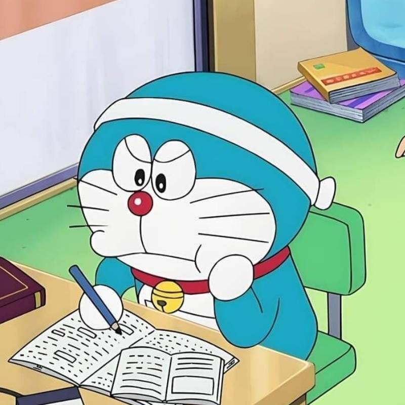 100+ avatar Doremon mới siêu dễ thương, ngầu năm 2026 9 avatar doremon học tập