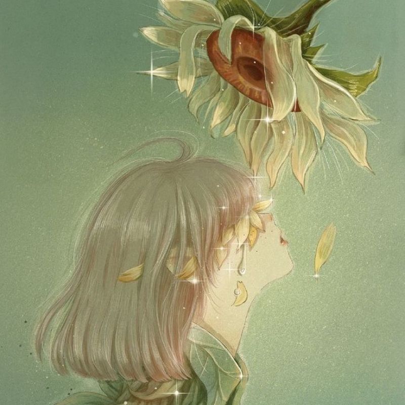 100+ Avatar hoa hướng dương đẹp, rực rỡ hợp mọi nền tảng social 20 Avatar hoa hướng dương buồn