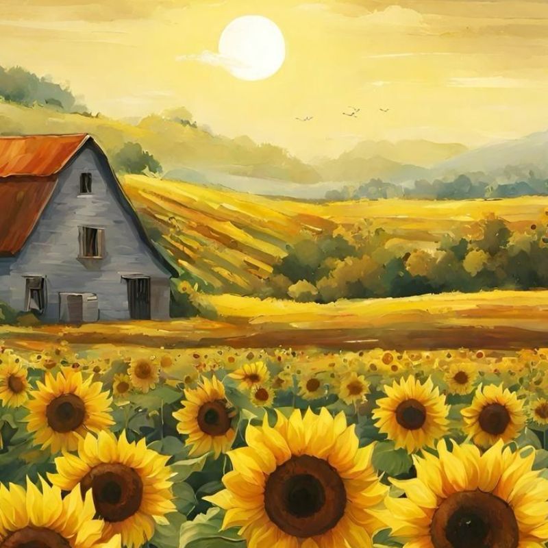 100+ Avatar hoa hướng dương đẹp, rực rỡ hợp mọi nền tảng social 5 Avatar anime hoa hướng dương và mặt trời