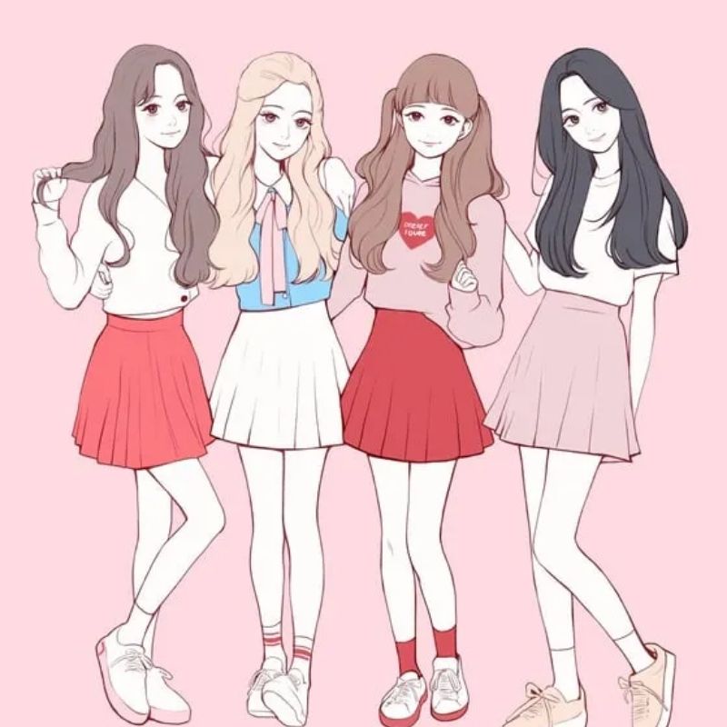 +100 avatar TikTok vô tri cute, cực lầy lội, nhìn là muốn dùng 119 avatar TikTok vô tri nhóm con gái