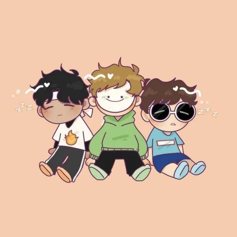 +100 avatar TikTok vô tri cute, cực lầy lội, nhìn là muốn dùng 122 avatar TikTok vô tri nhóm con trai