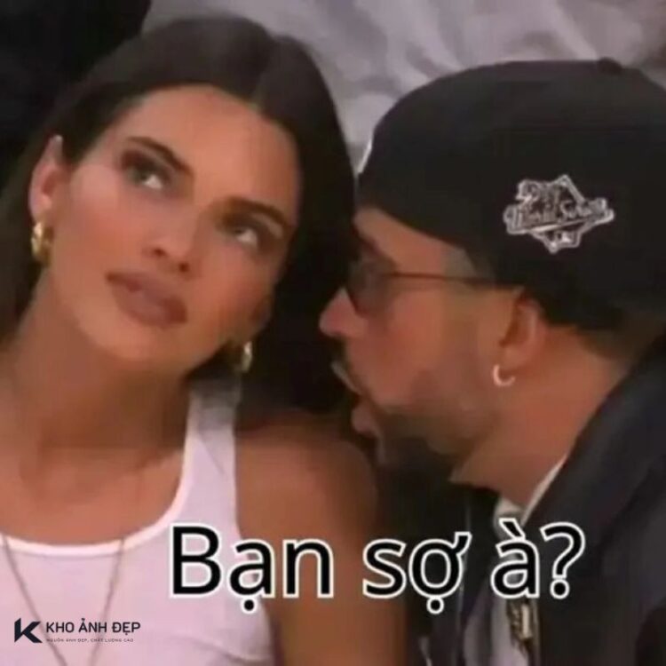 ảnh bạn sợ à meme