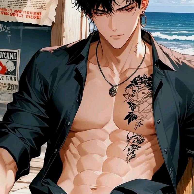 100+ Ảnh anime boy 6 múi đẹp, ngầu, body chuẩn cuốn hút nhất 17 Boy lạnh lùng ngầu 6 múi