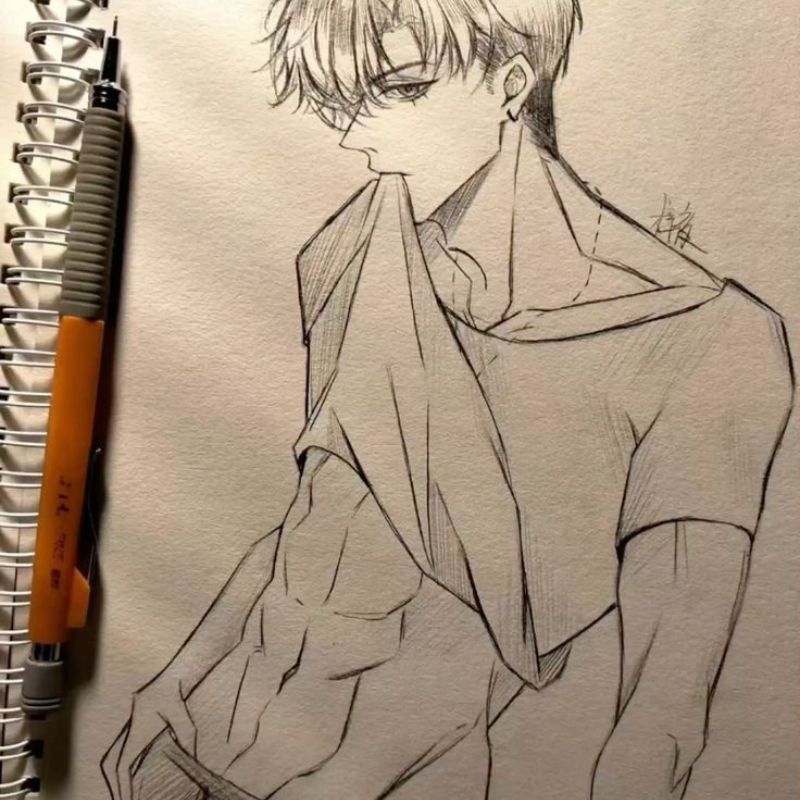 100+ Ảnh anime boy 6 múi đẹp, ngầu, body chuẩn cuốn hút nhất 24 Ảnh vẽ trai kéo áo khoe cơ bụng 6 múi