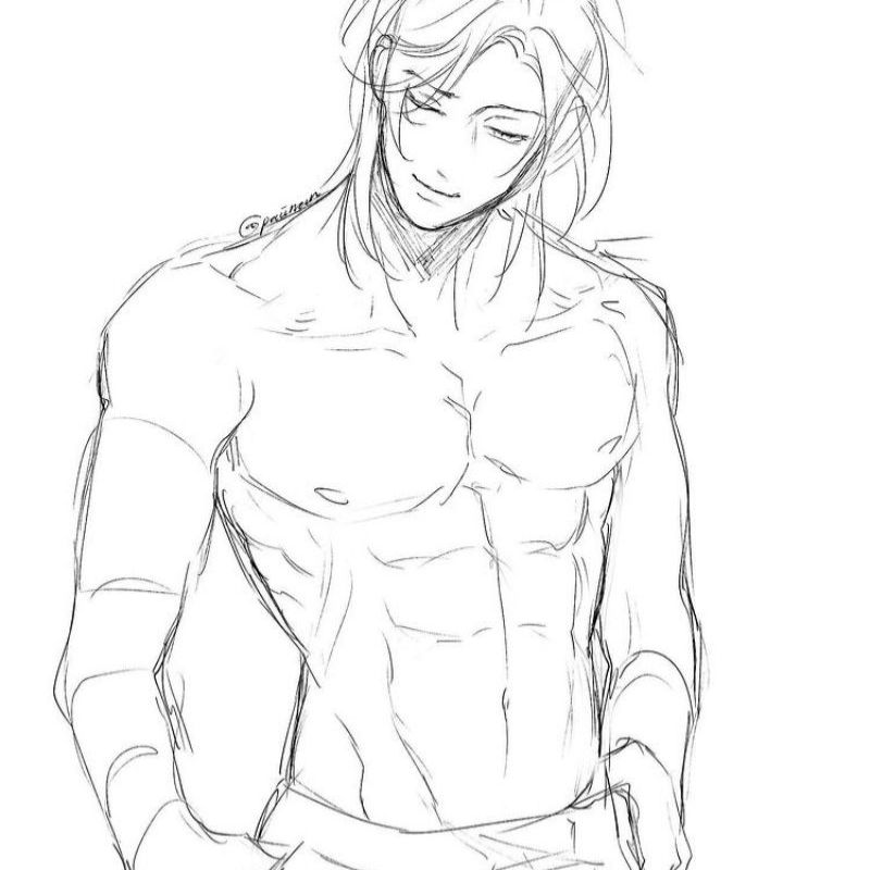 100+ Ảnh anime boy 6 múi đẹp, ngầu, body chuẩn cuốn hút nhất 23 Ảnh vẽ bút chì boy anime 6 múi