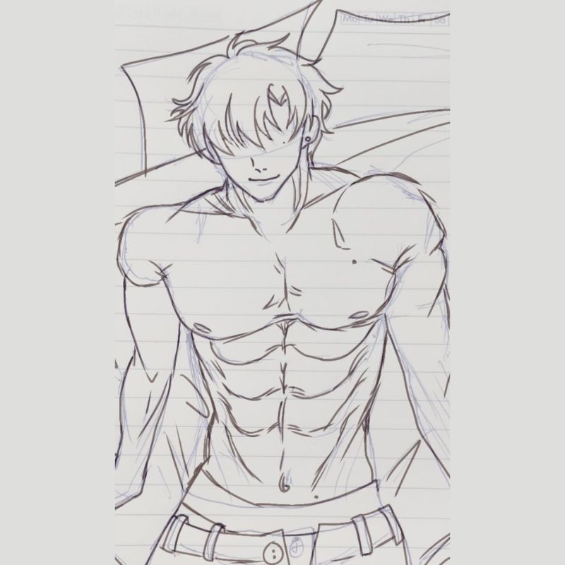 100+ Ảnh anime boy 6 múi đẹp, ngầu, body chuẩn cuốn hút nhất 22 Ảnh anime boy 6 múi vẽ tay