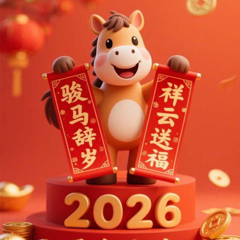 99+ Bộ sưu tập ảnh anime Tết 2026 đẹp, chất, dễ thương 15 Hình nền Tết 2026 ngựa chibi