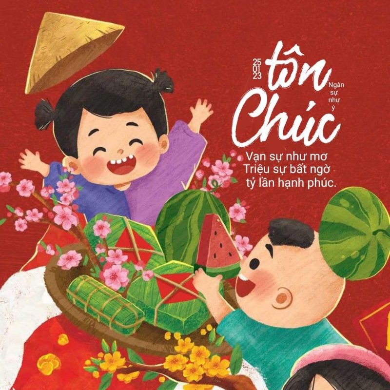 99+ Bộ sưu tập ảnh anime Tết 2026 đẹp, chất, dễ thương 24 Ảnh Tết Việt cute