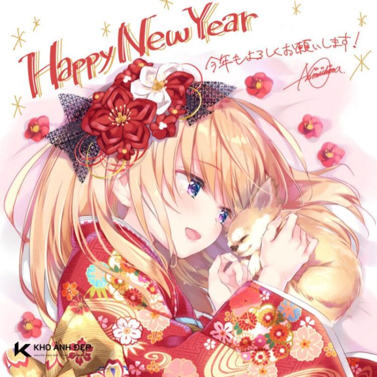 ảnh anime tết​