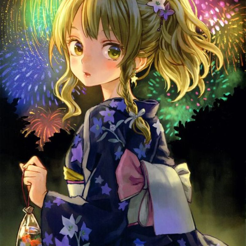 99+ Bộ sưu tập ảnh anime Tết 2026 đẹp, chất, dễ thương 13 Ảnh Tết anime ngầu