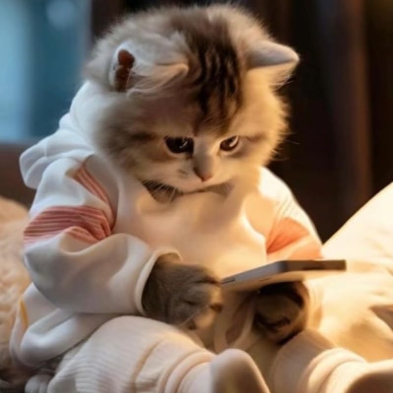 88+ avatar mèo ngáo độc đáo, cute, ngộ nghĩnh, siêu lầy lội 35 avatar mèo ngáo anime đáng yêu