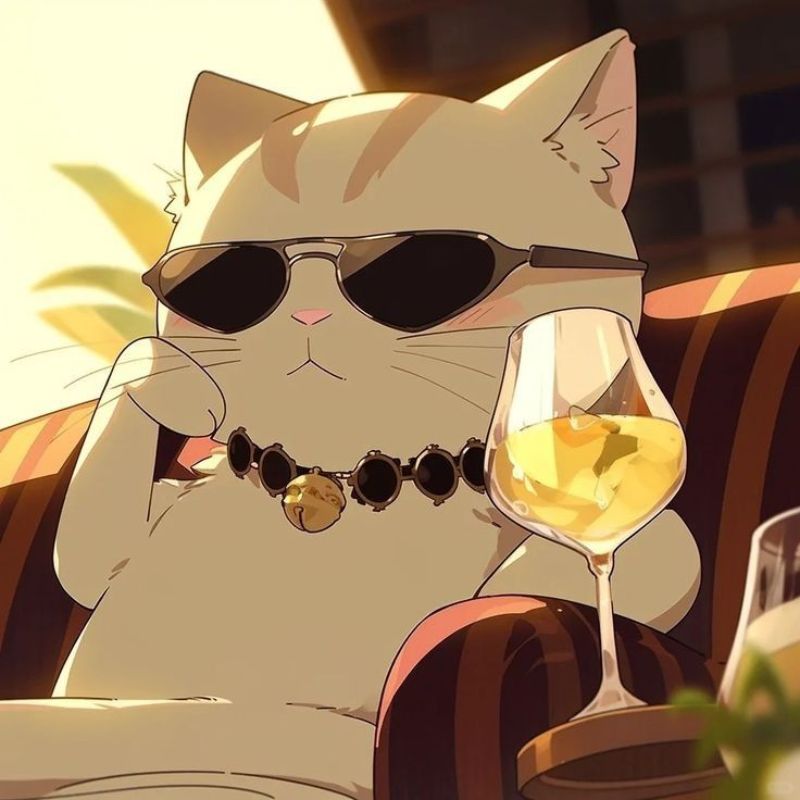 88+ avatar mèo ngáo độc đáo, cute, ngộ nghĩnh, siêu lầy lội 38 avatar mèo ngáo anime đẹp