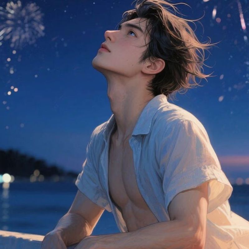 169+ Avatar trưởng thành đẹp cho nam nữ ấn tượng làm ảnh đại diện 11 Avt anh chàng gợi cảm ngắm pháo hoa