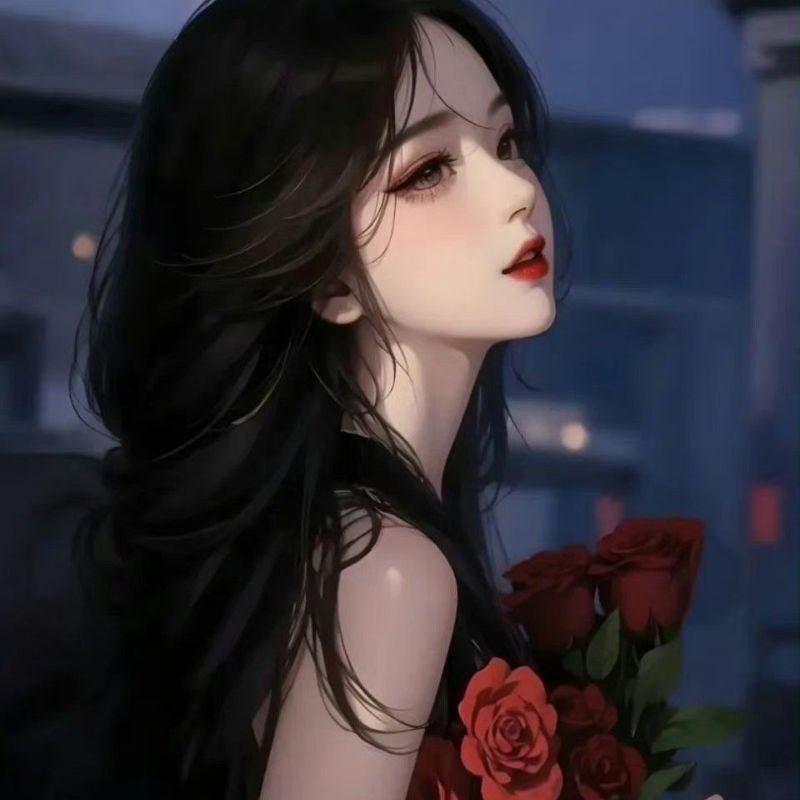 169+ Avatar trưởng thành đẹp cho nam nữ ấn tượng làm ảnh đại diện 6 Avatar cô gái trưởng thành và hoa hồng