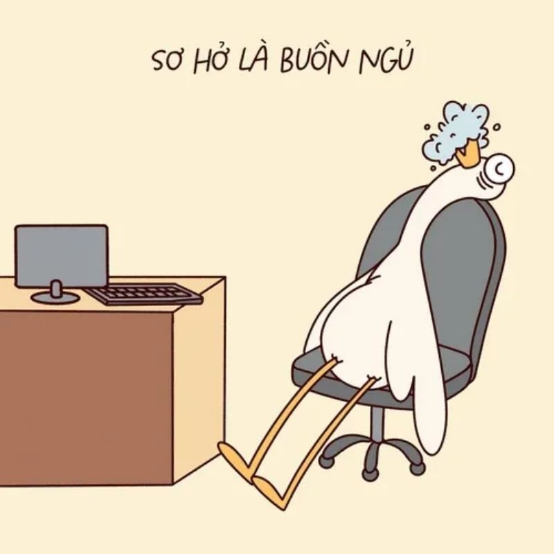 199+ meme công sở hài hước khiến dân văn phòng cười xỉu 33 Meme công sở buồn ngủ