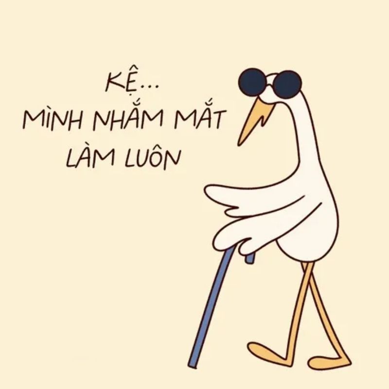 199+ meme công sở hài hước khiến dân văn phòng cười xỉu 38 Meme công sở nhắm mặt làm luôn