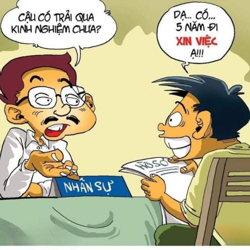 199+ meme công sở hài hước khiến dân văn phòng cười xỉu 49 Ảnh chế công sở khi phỏng vấn