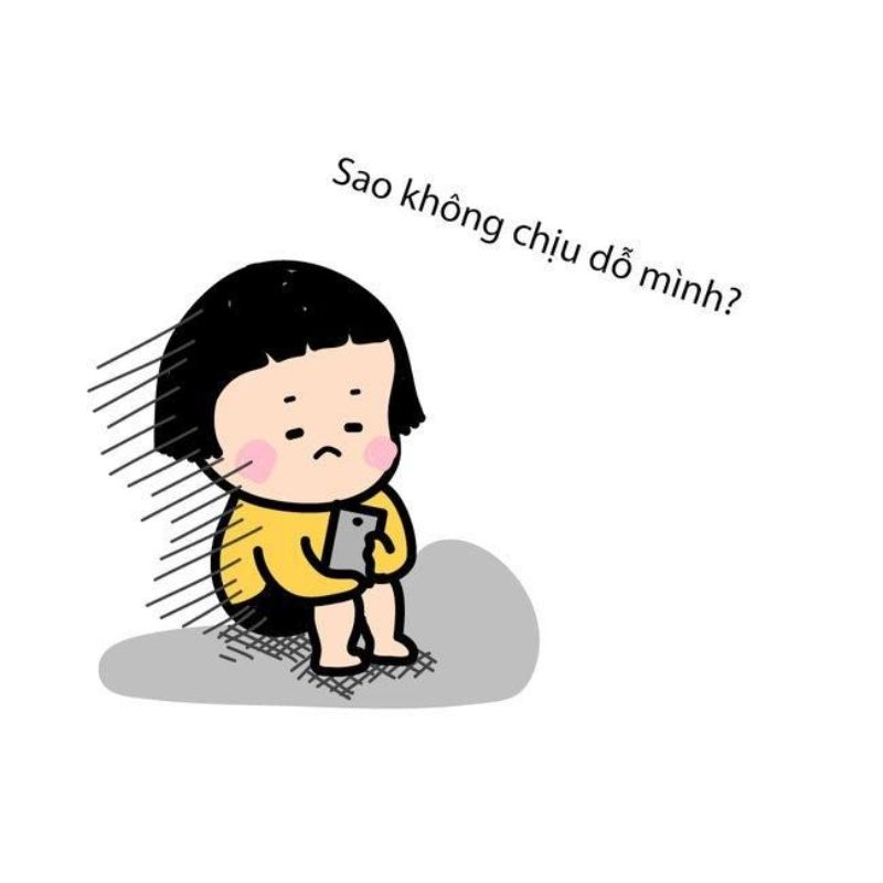 59+ Ảnh meme dỗi cute, đáng yêu, hài hước cho hội hay làm nũng 3 Ảnh meme giận dỗi cute