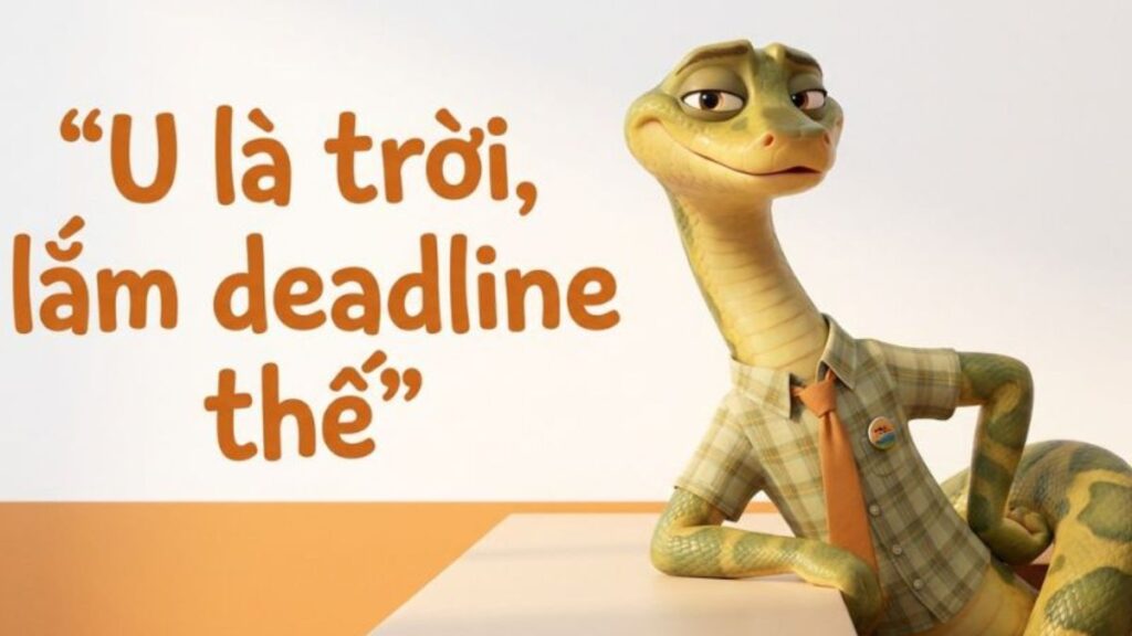 u là tr lắm deadline thế
