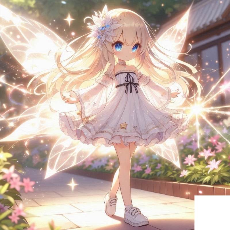 169+ ảnh anime thiên thần đẹp thuần khiết, trong sáng, thánh thiện 11 Hình anime thiên thần tóc vàng