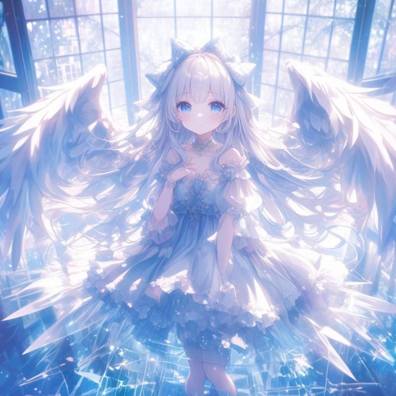 169+ ảnh anime thiên thần đẹp thuần khiết, trong sáng, thánh thiện 10 Hình anime thiên thần mơ màng