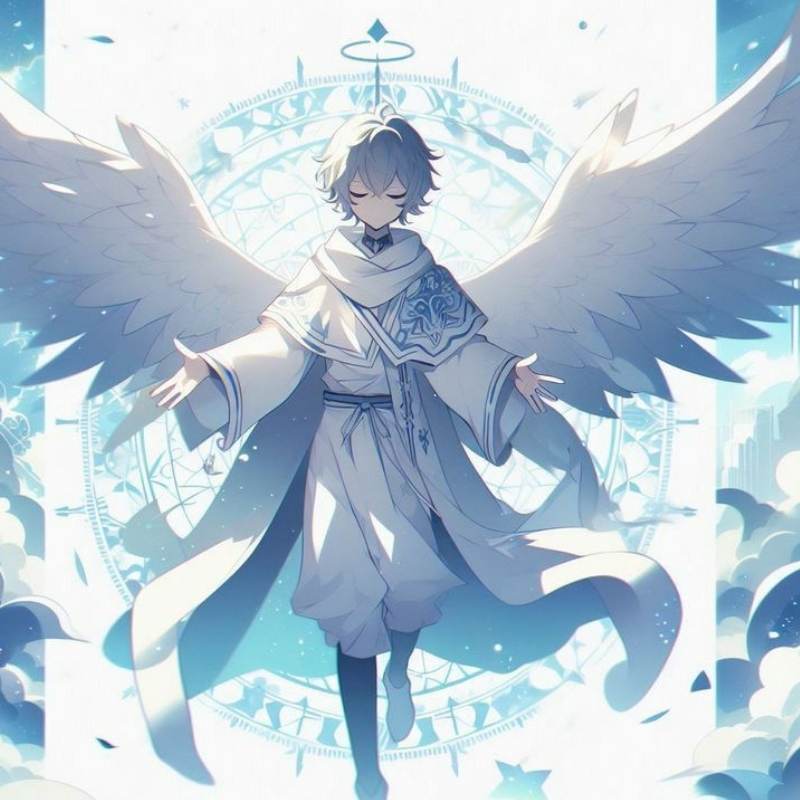 169+ ảnh anime thiên thần đẹp thuần khiết, trong sáng, thánh thiện 23 Thiên thần nam đáng yêu anime