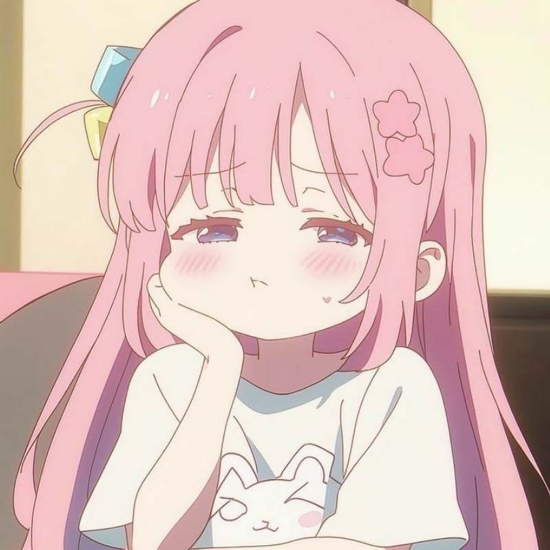 Bộ ảnh avatar anime nữ cute siêu dễ thương hot nhất 2026 4 Avatar nữ buồn chán