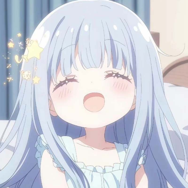 Bộ ảnh avatar anime nữ cute siêu dễ thương hot nhất 2026 3 Avarta nữ mới ngủ dậy cute