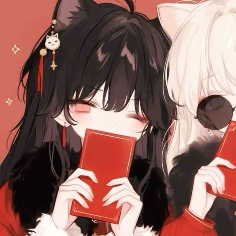 Avt anime cute cho bạn thân nữ